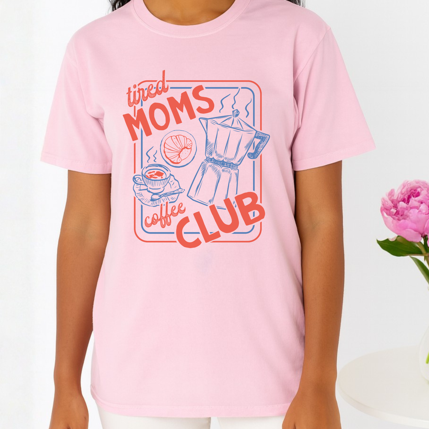 Tired Mom Club - Oversized Tee