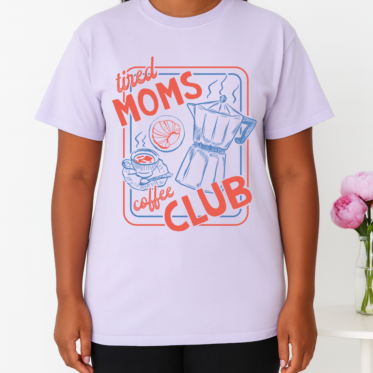 Tired Mom Club - Oversized Tee