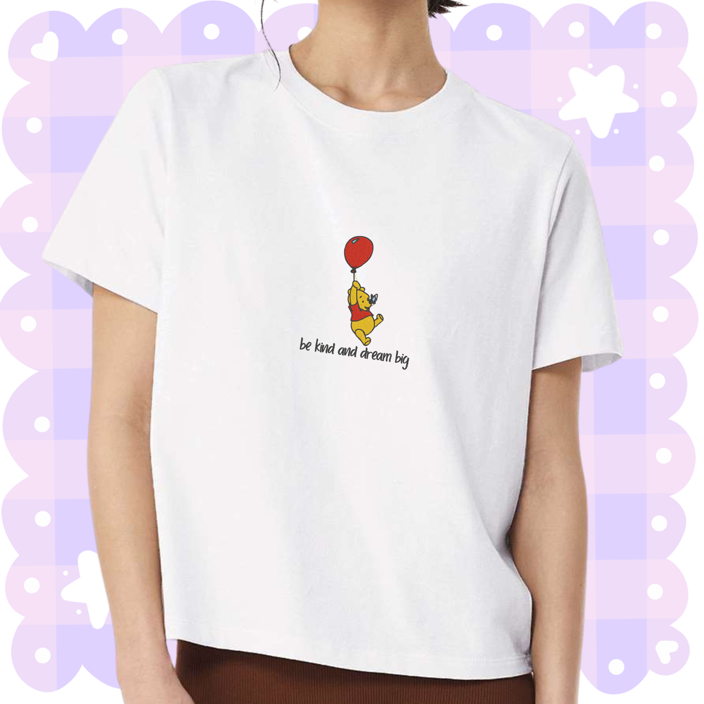 Pooh Bear Boxy Tee - CUSTOMIZABLE