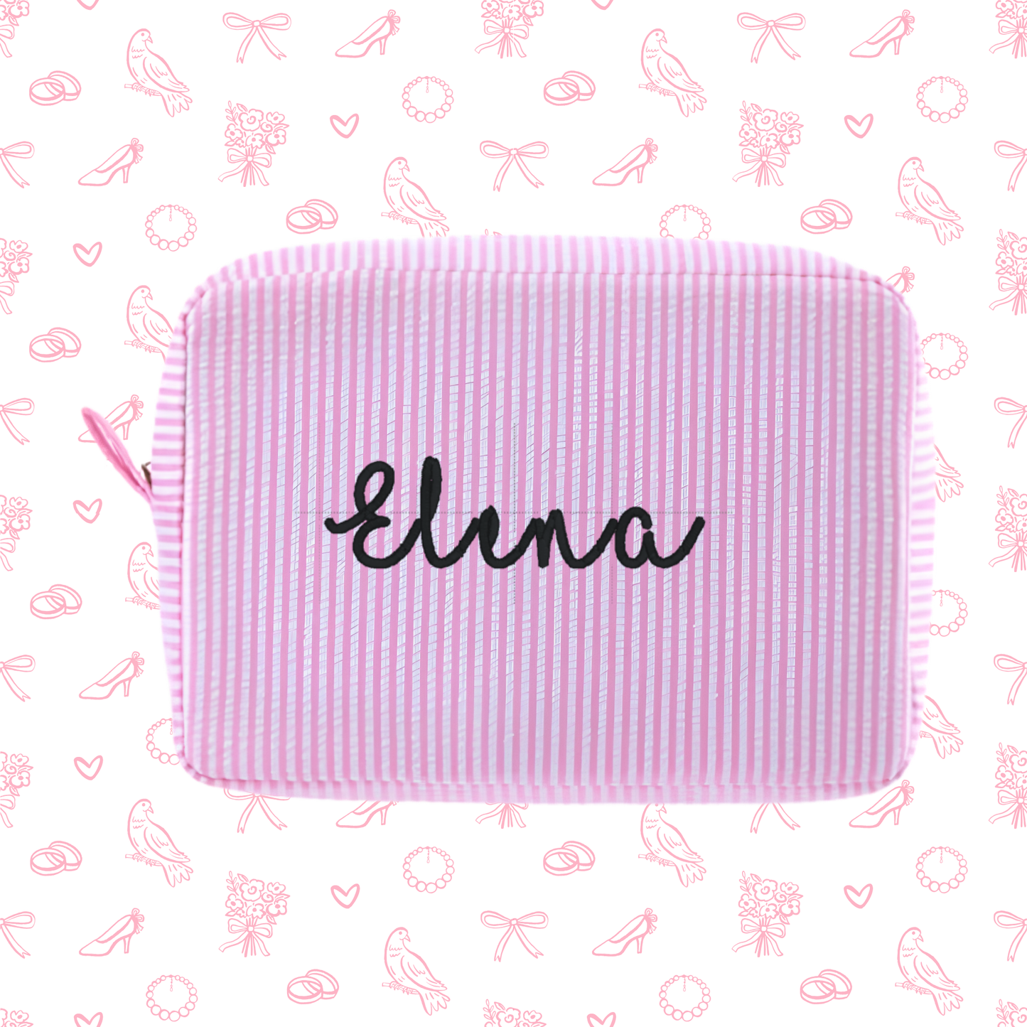 Embroidered Pouch - CUSTOMIZABLE