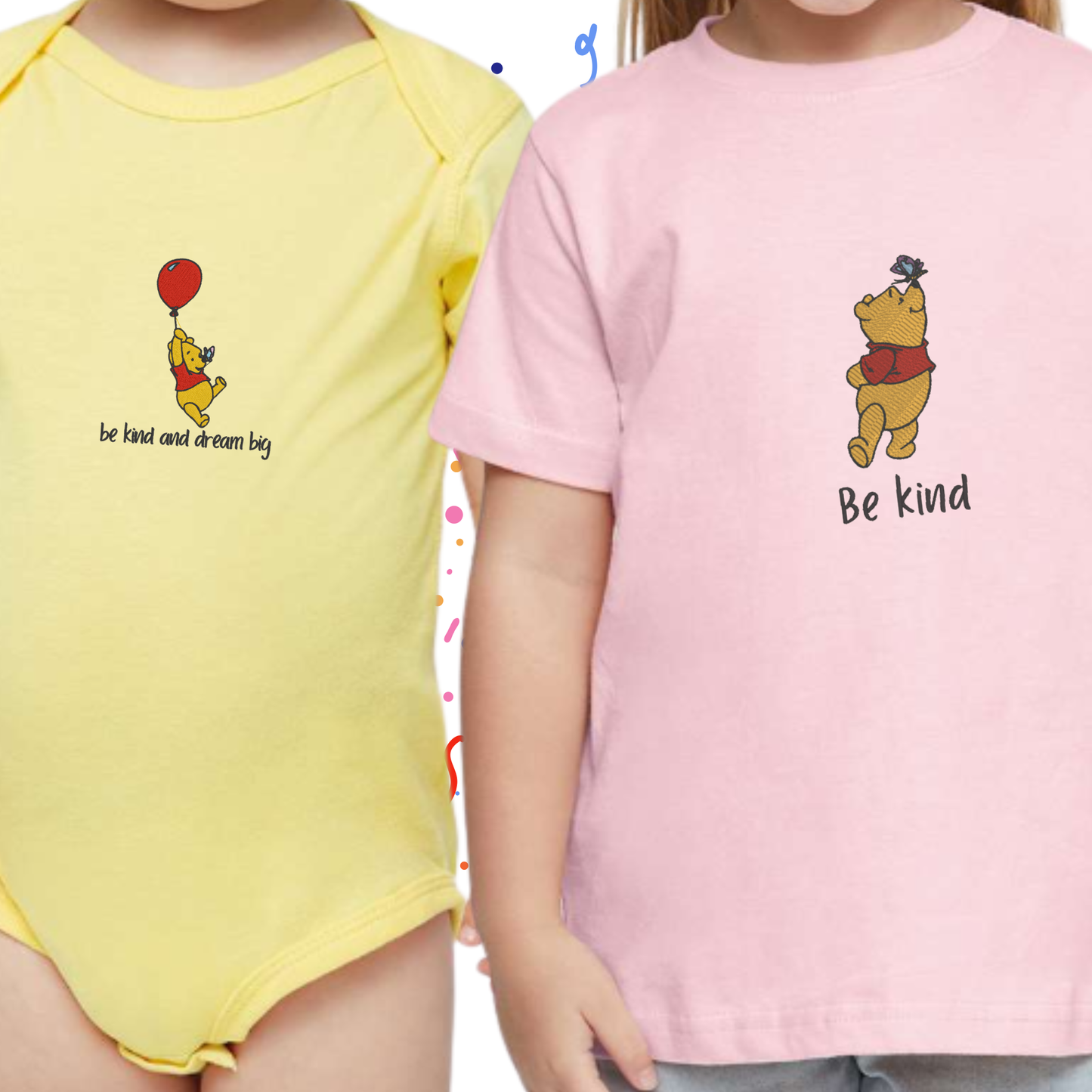 Pooh Bear Kids Tee - CUSTOMIZABLE