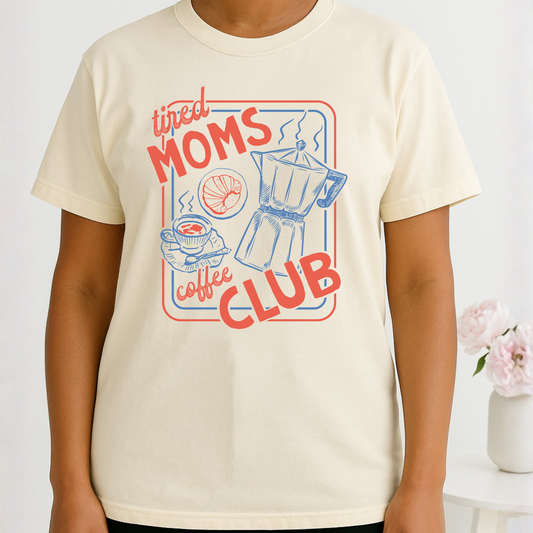 Tired Mom Club - Oversized Tee