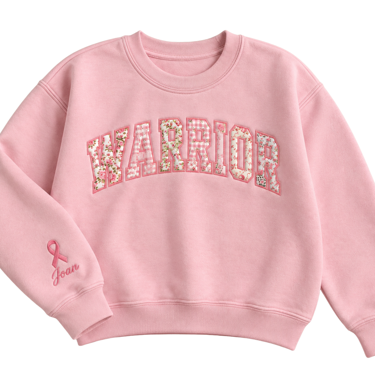 Appliqué Breast Cancer Awareness Sweatshirt
