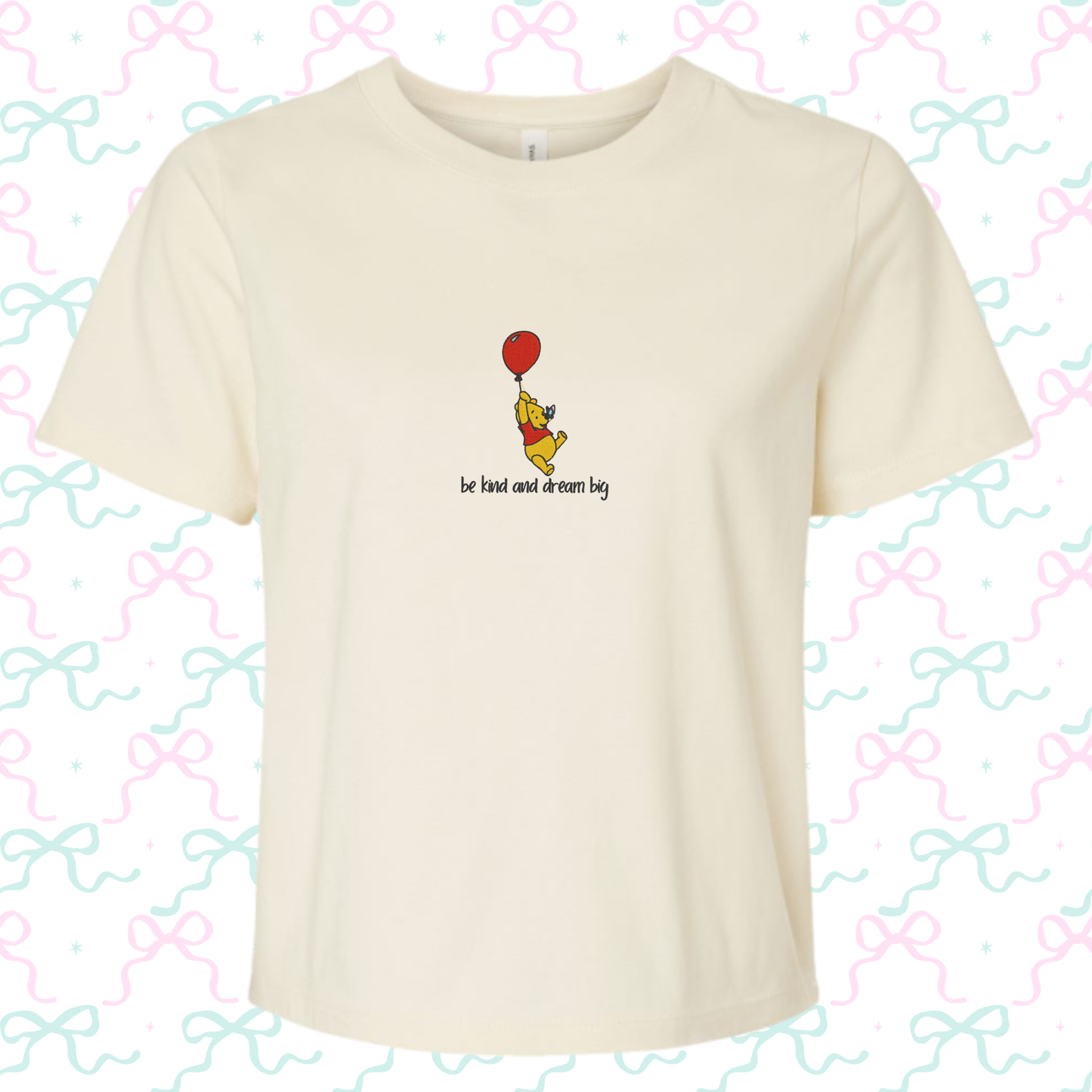 Pooh Bear Boxy Tee - CUSTOMIZABLE